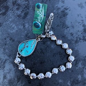 Lucky Brand 7 inch silver bracelet